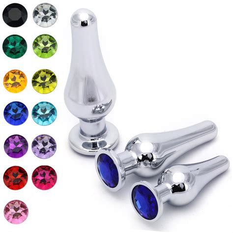 Stainless Steel Crystal Metal Anal Plug Dildo Butt Plug Penguin Vibrator And Wifi Controlled