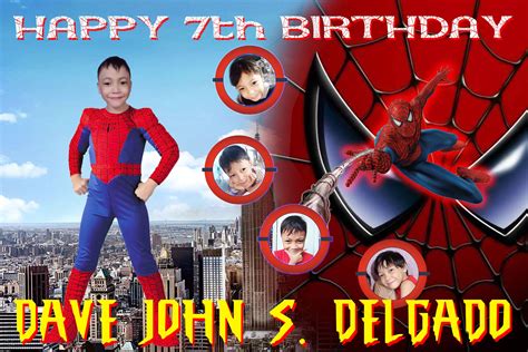 Spiderman Birthday Tarpaulin Spiderman Images Happy Birthday