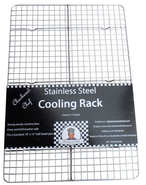 Checkered Chef Cooling Rack Baking Rack Stainless Steel Oven And