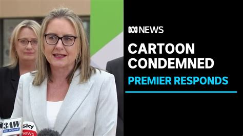 Sexual Imagery Cartoon Depicting Victorian Premier Nude Widely