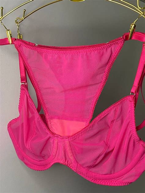 Ensemble de lingerie transparent lingerie en résille transparente ensemble soutien gorge et