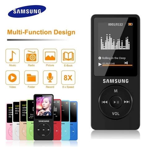 Samsung MP4 MP3 Player Portátil Walkman Tela LCD Multifuncional Suporte ...