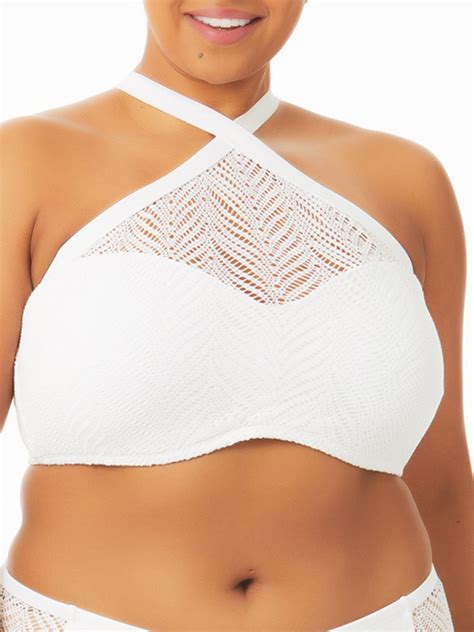 Time And Tru Women S And Women S Plus Crochet Bikini Top Walmart