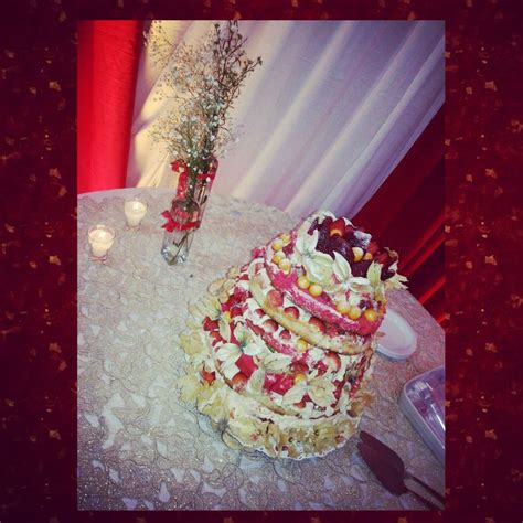 Naked Cake Red Velvet E Baunilha Intercaladas Massas De Baunilha E Red Velvet Beterraba