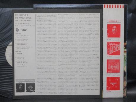 Backwood Records Ted Nugent Amboy Dukes Call Of The Wild Japan Orig