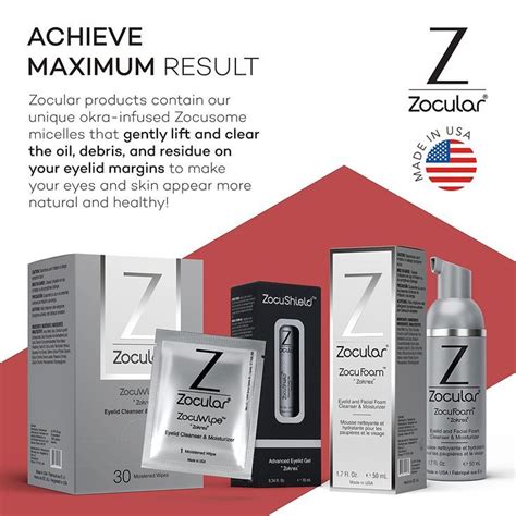 Zocular Eyelid Cleanser For Natural And Healthy Eyes