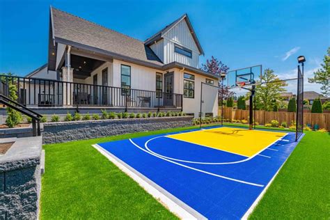 Outdoor Basketball Court Costs for Backyard (2023)