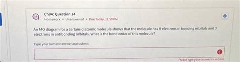 Solved Ch04: Question 14 Homework Unanswered Due Today, | Chegg.com