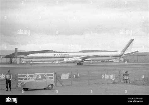 Douglas Dc 8 61 N8776 Of Eastern Airlines At Stansted Airport Date