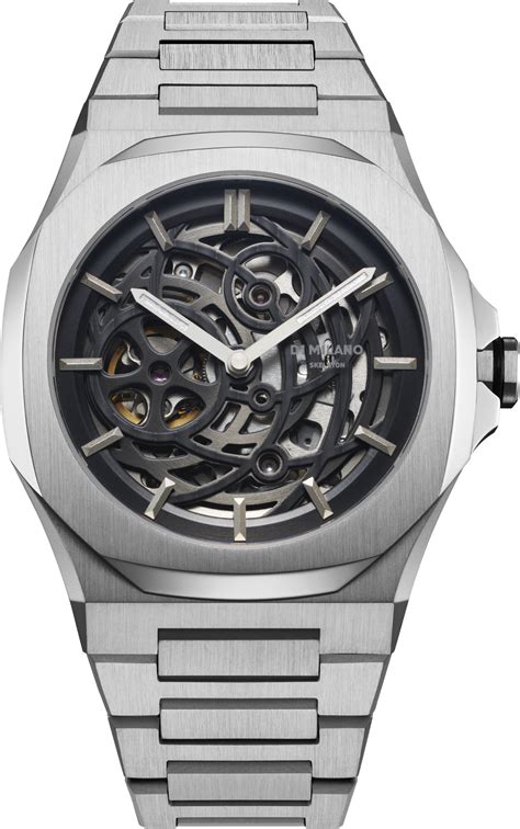 D1 Milano Skeleton Silver D1 Skbj10 Watch Jura Watches