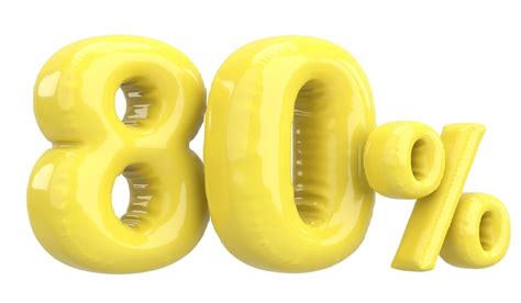 3d Render 80 Percent Images - Free Download on Freepik