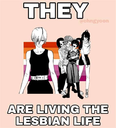 Some People Are Standing Together With The Words They Are Living The Lesbian Life