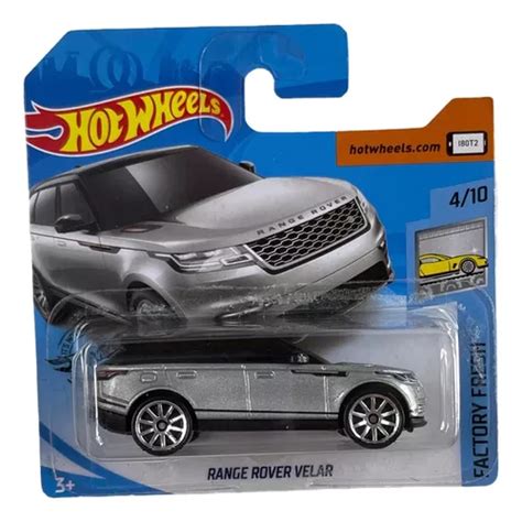Hot Wheels 2019 Range Rover Velar Prata MercadoLivre