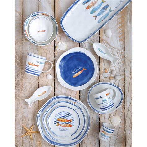 Fuente de porcelana BORD DE MER "Easy Life" - Thè Legend | Sabores de ...