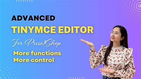 Enhance Prestashop S Tinymce Editor With Advanced Functions Youtube