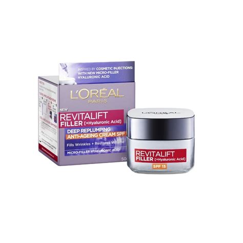 Buy L Oreal Paris Revitalift Filler [ Hyaluronic Acid] Deep Replumping Anti Ageing Day Cream