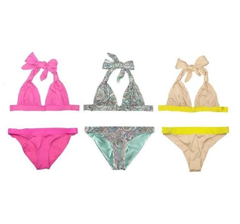 Kostiumy H M T Czowe Bikini Kuse Figi Cz Ciowe Z Falbank Push Upy Papilot