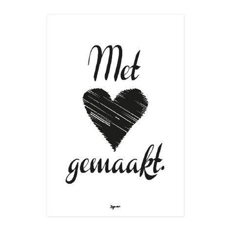 A4 Poster Liefde Zusje Van