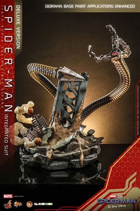 Hot Toys MMS624 Spider Man No Way Home 1 6th Scale Spider Man Integrated Suit