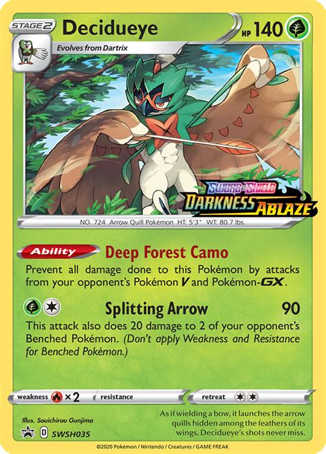 Decidueye SWSH Black Star Promos Pokemon Card Pikawiz