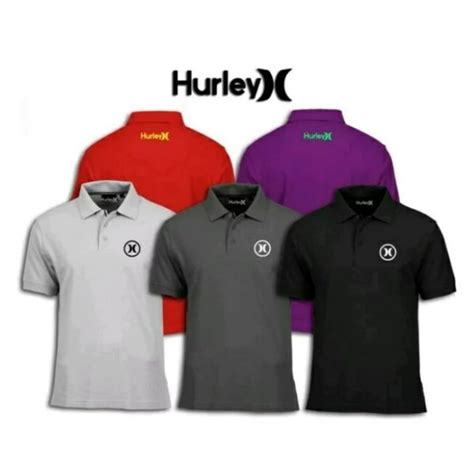 Jual Polo Shirt Kaos Polo Kaos Kerah Baju Kerah Hurley Di Lapak