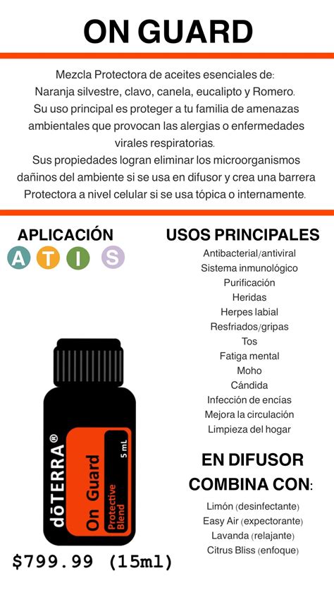 De Los Aceites Esenciales M S Usados Es El On Guard De D Terra Es La