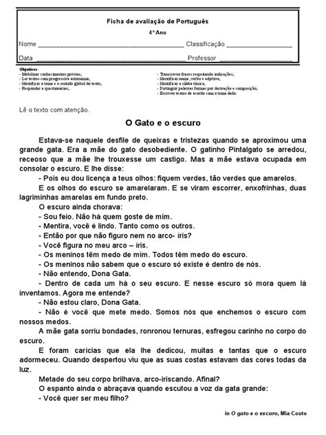 Teste De Portugues