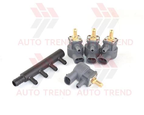 Форсунки Гбо Romano Single 4 Цил. на Планці З Калібр. Штуцерами ...