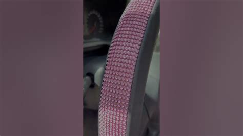 Оплетка на руль стразы розовые - YouTube