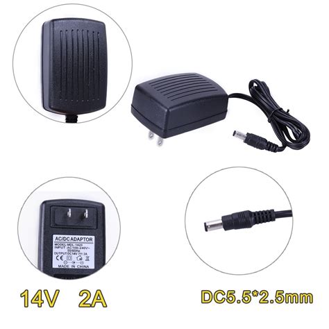 DC 14V 2A Power Supply Adapter AC To DC Converter Grandado