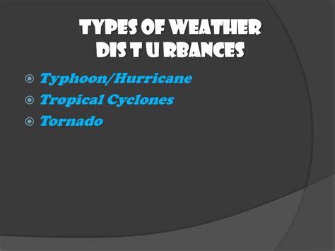 Ppt Weather Disturbances Powerpoint Presentation Free Download Id