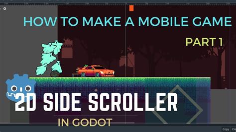 Make A 2d Side Scroller Game In Godot Tutorial Part 1 Youtube