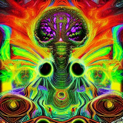 Dmt Realm Lsd Trip Psilocybin Mushrooms Stable Diffusion