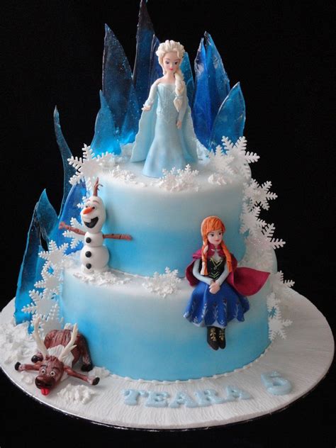 Frozen Theme Cake On Cake Central Frozen Birthday Cake Frozen