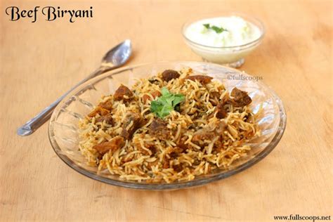 Beef Biryani ~ Full Scoops - A food blog with easy,simple & tasty recipes!