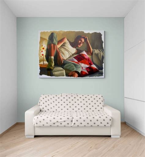 Gay Couple Paintings Nude Men Painting A Painting By Raphael Perez Artmajeur
