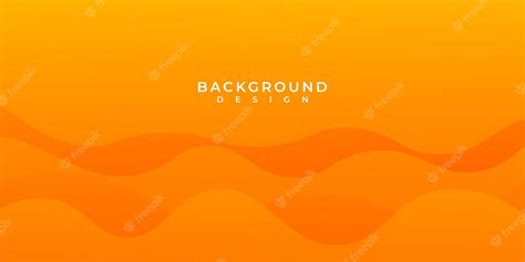 Premium Vector Abstract Orange Wave Background