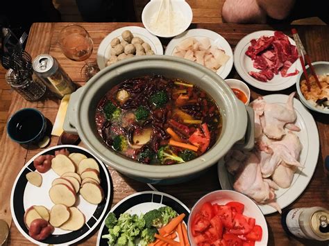Homemade Sichuan Style Hot Pot R Food
