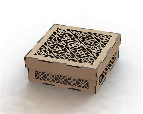Laser Cut Wood Box Template