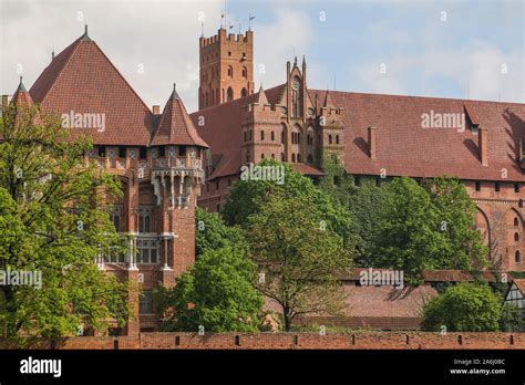 Malbork Castle Is Seen In Malbork Poland On 18 May 2019 The Castle Of