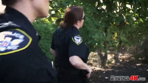 Kinky Officers Make A Criminal Fuck Their Pussies In Lonely Alley