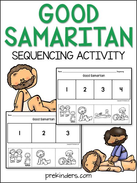 Bible Story Sequencing Cards Prekinders Preschool Activities