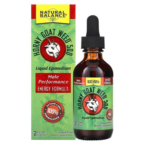 Natural Balance Horny Goat Weed Liquid Drops Unflavored Hercules