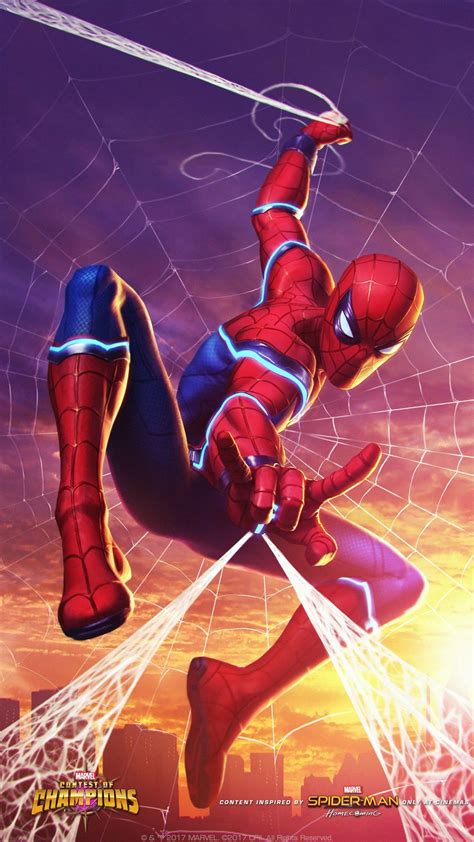 Marvel Contest Of Champions Spider Man Spiderman Personajes Hombre Araña Hombre Araña Comic