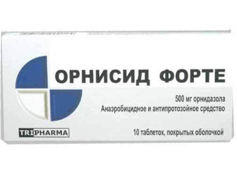 Орнисид свечи и форте: инструкция по применению, цена и аналоги