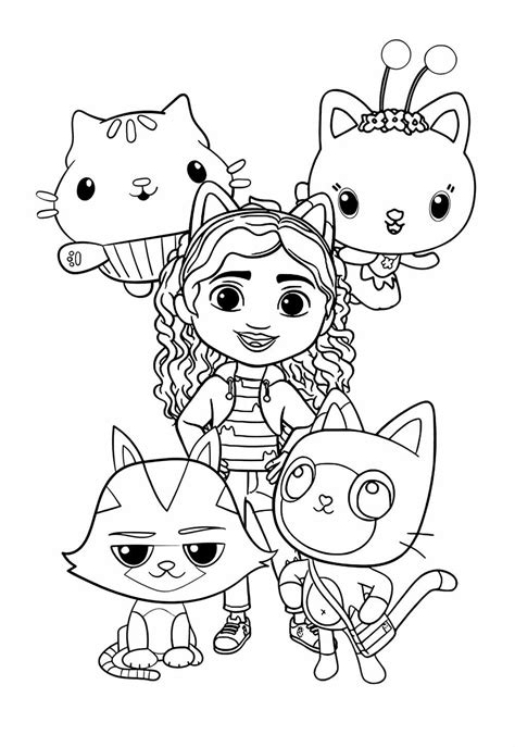 Desenho Da Gabi - Desenhos da Casa Mágica da Gabby para Imprimir e Colorir - Dicas Práticas