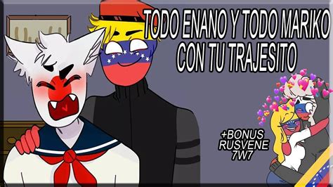 CountryHumans🌎 [Venezuela] 😈Chalekeando al enano japoneso😆 [Comics ...