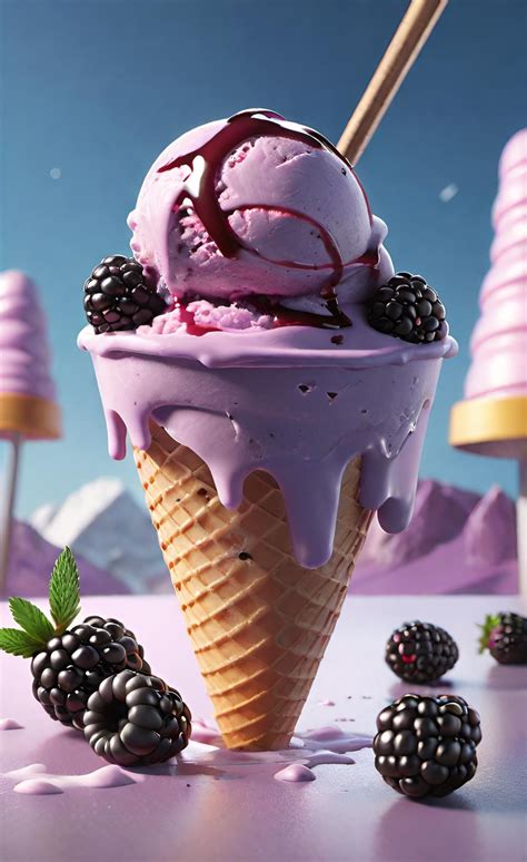 Blackberry Ice Cream 10 By Nezukorempadeviart07 On Deviantart