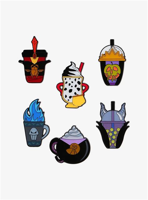 Hot Topic Loungefly Disney Villains Drink Blind Box Enamel Pin Liberty Center