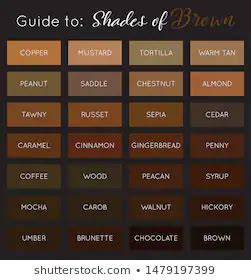 Aesthetic Brown Color Names